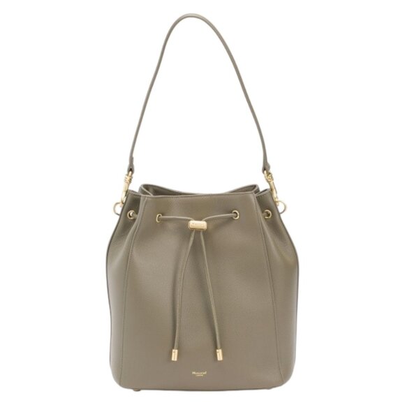 MONCRIEF LONDON Leather Draw Top Bag - Picture 1 of 4